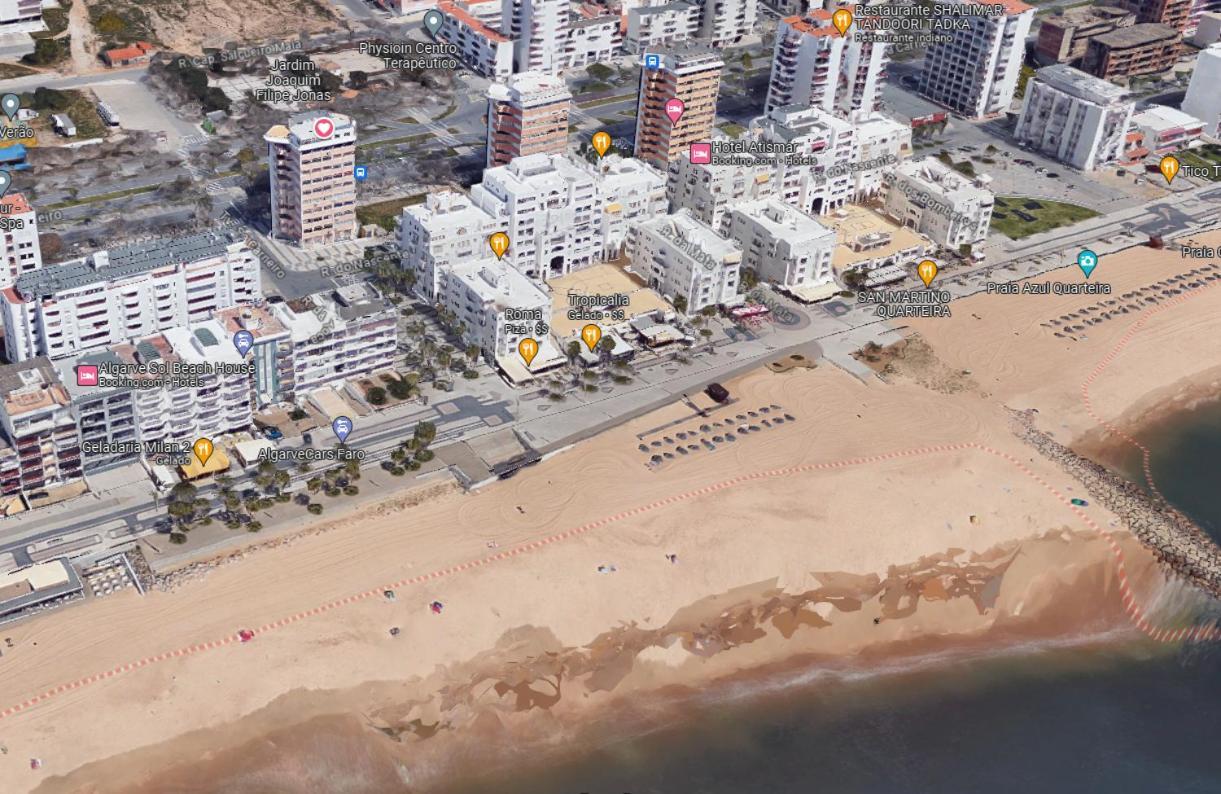 Ferienwohnung Oceanview Side Quarteira Exterior foto